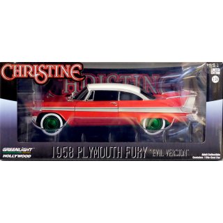 1958 Plymouth Fury Evil Version Christine GREEN MACHINE 1:24 GreenLight 84082