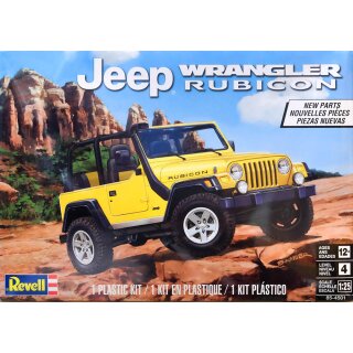 Jeep Wrangler Rubicon 1:25 Model Kit Bausatz Revell 4501
