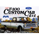 1966 Ford F-100 Custom Cab 4x4 Pickup 1:25 Model Kit...