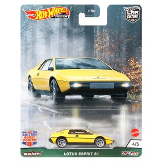 Lotus Esprit S1 British Horse Power 2021 Car Culture 1:64 Hot Wheels GRJ61 FPY86