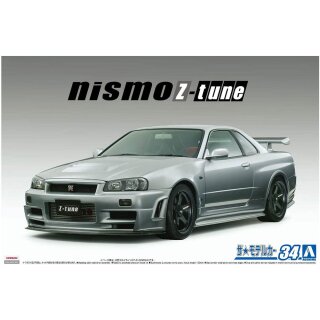 2004 Nissan Skyline GT-R BNR34 Nismo Z-Tune 1:24 Model Kit Bausatz Aoshima 058312