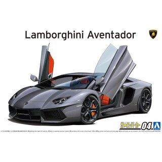 2011 Lamborghini Aventador LP700-4 1:24 Model Kit Bausatz Aoshima 058640