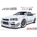 2002 Nissan Skyline GT-R R34 BNR34 Mines 1:24 Model Kit...