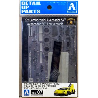 Detail Up Parts for Lamborghini Aventador LP720-4 50th Anniversary 1:24 Model Kit Aoshima 059838