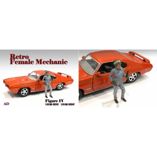 Retro Female Mechanic Figure IV Sexy Model Mechanikerin 1:24 American Diorama AD-38347