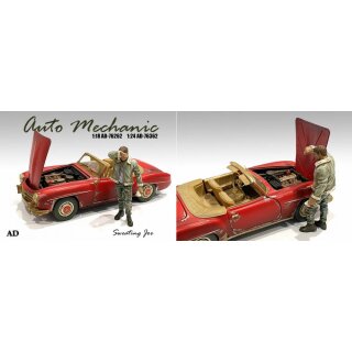 Auto Mechanic Sweating Joe Model Figur Mechaniker 1:24 American Diorama AD-76362