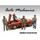 Auto Mechanic Set 4 models in 1:24 American Diorama