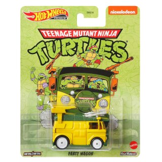 Party Wagon Teenage Mutant Ninja Turtles Entertainment 1:64 Hot Wheels GJR50 DMC55