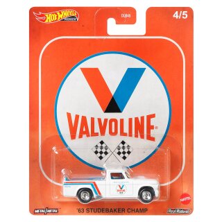 63 Studebaker Champ Valvoline Fuel Premium Pop Culture 1:64 Hot Wheels GRL38 DLB45