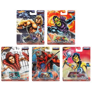 Masters Of The Universe Set 5 model cars Pop Culture 2021 1:64 Hot Wheels DLB45 - 946J