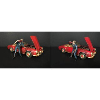 Zombie Mechanic Figure #3 Model Mechaniker Figur 1:24 American Diorama AD-38299