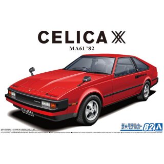 1982 Toyota Celica XX 2800GT MA61 1:24 Model Kit Bausatz Aoshima 058503