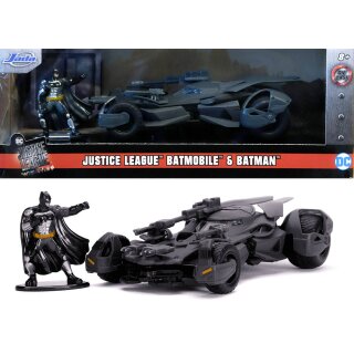 Justice League Batmobile & Batman Figur 1:32 Jada Toys 31706