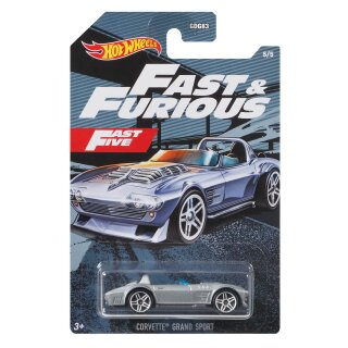 Chevy Corvette Grand Sport Fast & Furious 5/5 in 1:64 Hot Wheels GRP58 GYN28