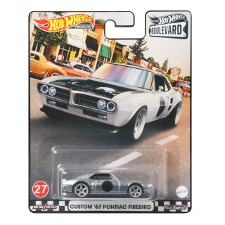 Custom 67 Pontiac Firebird Boulevard Series 2021 in 1:64 Hot Wheels GRL98 GJT68
