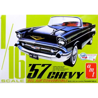 1957 Chevy Bel Air Convertible 1:16 AMT Model Kit Bausatz AMT1159