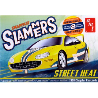 1998 Chrysler Concorde Street Heat Snapfast Slammers 1:25 AMT Model Kit Bausatz AMT1227