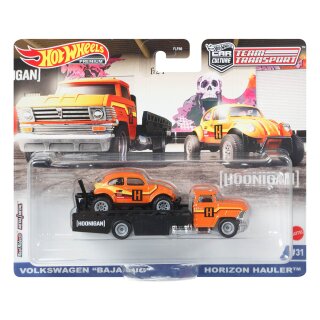 Volkswagen Baja Bug + Horizon Hauler Team Transport #31 Car Culture 1:64 Hot Wheels GRK61 FLF56