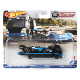 Volkswagen ID R + Aero Lift Team Transport #35 Car Culture 1:64 Hot Wheels GRK69 FLF56