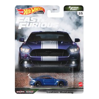Custom Ford Mustang Furious Fleet Fast & Furious 1:64 Hot Wheels GRK56 GBW75