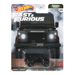Land Rover Defender 90 Furious Fleet Fast & Furious 1:64 Hot Wheels GRK58 GBW75