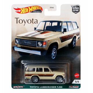 Toyota Land Cruiser FJ60 Car Culture 2021 Premium 1:64 Hot Wheels GRJ94 FPY86