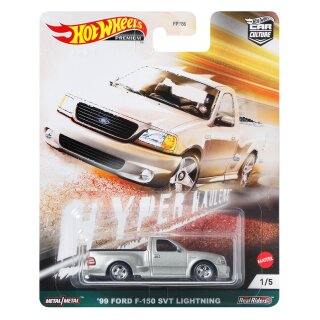 99 Ford F-150 SVT Lightning Hyper Haulers Car Culture 1:64 Hot Wheels GRJ88 FPY86