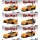 Car Meet 1 Set 6 Figuren Models 1:18 American Diorama