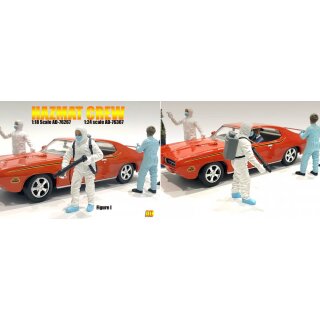Hazmat Crew - Figure I pandemic model 1:18 American Diorama AD-76267