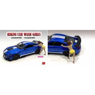 Bikini Car Wash Girls - Stephanie Sexy Figure Model 1:18 American Diorama AD-76266