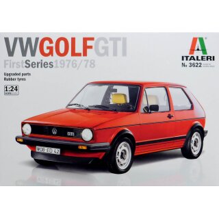 Volkswagen VW Golf GTI First Series 1976/78 in 1:24 Model Kit Italeri 3622