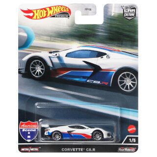 Chevy Corvette C8.R American Scene Car Culture 1:64 Hot Wheels HCK03 FPY86