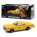 1978 Dodge Monaco City Cab Rocky III Taxi 1:43 GreenLight...