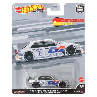 1994 AMG Mercedes-Benz C-Class DTM Touring Car Fahren auf der Autobahn Car Culture 1:64 Hot Wheels HCJ80 FPY86