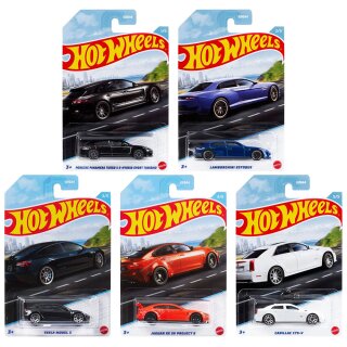 Luxury Sedans 2022 Cars Set 5 models 1:64 Hot Wheels HFW37 - 979U