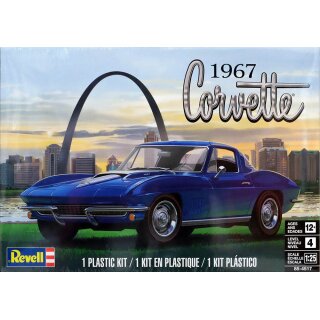 1967 Chevrolet Corvette 1:25 Model Kit Revell 4517