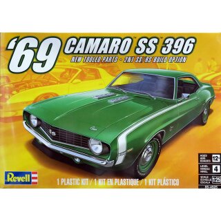 69 Chevy Camaro SS 396 RS 1:25 Model Kit Bausatz Revell 4525
