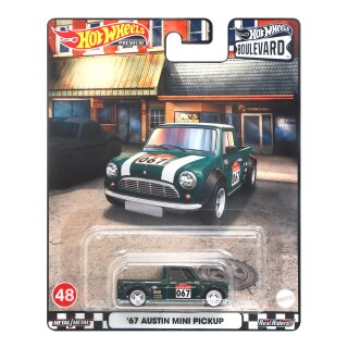 67 Austin Mini Pickup Boulevard Series 2022 in 1:64 Hot Wheels HCR03 GJT68