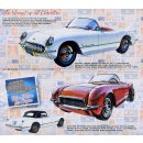 1953 Chevrolet Corvette USPS in Collectible Tin 1:25 AMT Model Kit AMT1244