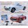 1953 Chevrolet Corvette USPS in Collectible Tin 1:25 AMT Model Kit Bausatz AMT1244