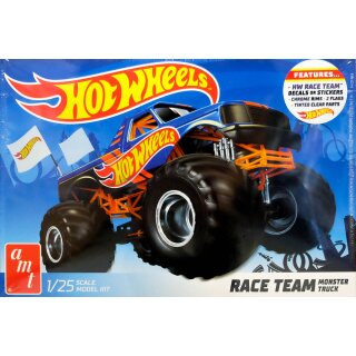 Hot Wheels Race Team Monster Truck in 1:25 AMT Model Kit Bausatz AMT1256