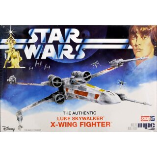 STAR WARS Luke Skywalker X-Wing Fighter SNAP 1:63 MPC Model Kit Bausatz MPC948