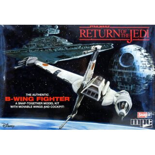 STAR WARS B-Wing Fighter Return Of The Jedi SNAP 1:144 MPC Model Kit Bausatz MPC949