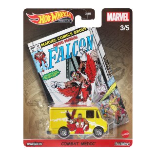 Combat Medic Falcon Marvel Pop Culture 1:64 Hot Wheels GRL27 DLB45