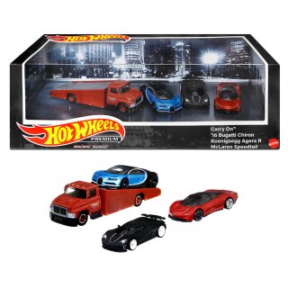 Hyper Cars 4 Car Diorama Team Transport Car Culture 1:64 Hot Wheels HCR54 GMH39 - 956K