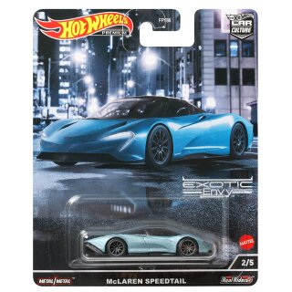 McLaren Speedtail Exotic Envy 2022 Car Culture 1:64 Hot Wheels HCJ92 FPY86