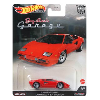 Lamborghini Countach LP 5000 QV Jay Lenos Garage 2022 Car Culture 1:64 Hot Wheels HCK09 FPY86