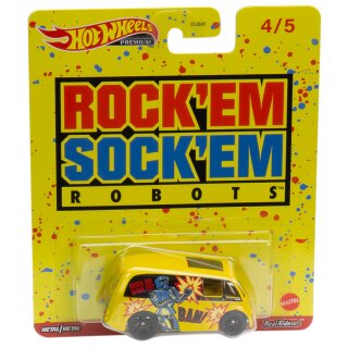 Quick D-Livery RockEm SockEm Robots Mattel Brands Pop Culture 1:64 Hot Wheels HCP00 DLB45