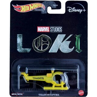 Thanoscopter Loki Thanos Marvel Entertainment 1:64 Hot Wheels HCP23 DMC55