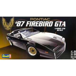 1987 Pontiac Firebird GTA Large Scale 1:16 Model Kit Bausatz Revell 4535